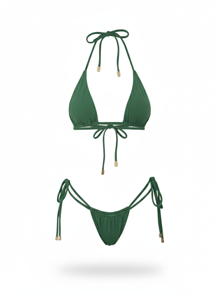 Top e calcinha cortininha Ka'a