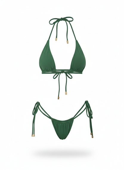 Top e calcinha cortininha Ka'a